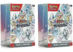 Pokemon TCG Prismatic Evolutions Booster Bundle Lot of 2 Factory Sealed - Image 1