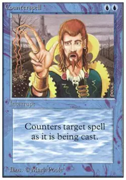 MTG English Counterspell Medium Play Normal Unlimited - Image 1