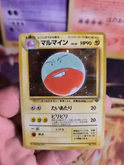 Pokemon Karte Card Electrode Lektrobal Jungle Dschungel Holo Wotc japanese Exc - Image 4