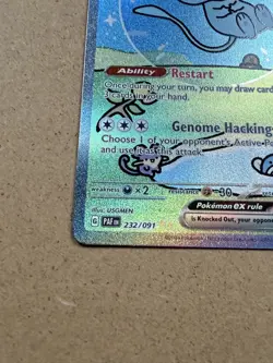 Pokemon TCG Bubble Mew EX Paldean Fates Card 232/091 Near Mint Condition - Image 2