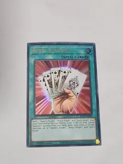 Yu-Gi-Oh TCG Royal Straight BLCR-EN002 1st Edition Ultra Rare Card NM - Image 1
