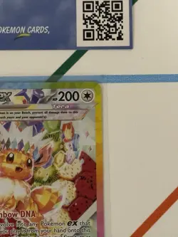Pokemon TCG Prismatic Evolutions SPC Eevee EX Black Star Promo Card 174 - Image 4