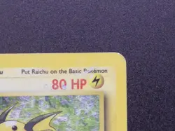 Raichu 14/102 - Base Set Unlimited - WOTC Holo Rare Pokemon Card - Vintage - HP - Image 2