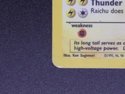 Raichu 14/102 - Base Set Unlimited - WOTC Holo Rare Pokemon Card - Vintage - HP - Image 4