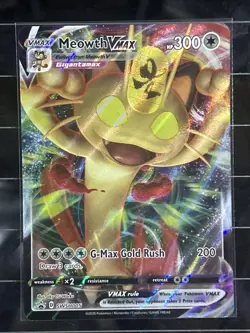 Meowth VMAX SWSH005 SWSH: Sword & Shield Promo Cards Holo - Image 1