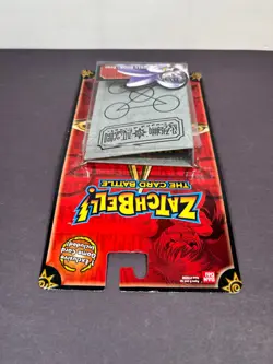 Zatch Bell The Card Battle SPELL BOOK ZENO Card 2005 Bandai Viz TCG - Image 4