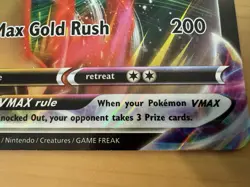 Pokemon Meowth VMAX Black Star Oversized Card SWSH005 - Image 4