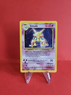 Pokemon Karte/card - Simsala Alakazam 1/102 - Base Set - Holo - Excellent++ - Image 1
