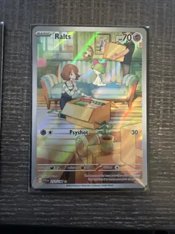 Pokemon TCG Ralts #211 Holo Illustration Rare Card - NM/Mint - Image 2