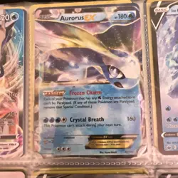 Pokemon TCG Aurorus EX Black Star Promos Holo Card XY102 - Image 2