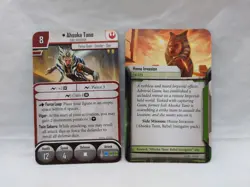 (2) Star Wars Imperial Assault Ahsoka Tano Ally Pack Cards - Image 1