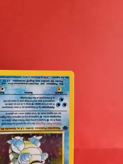 Pokemon Karte/card - Turtok (Blastoise) 2/102 Holo 1. Edition Base - Excellent++ - Image 5
