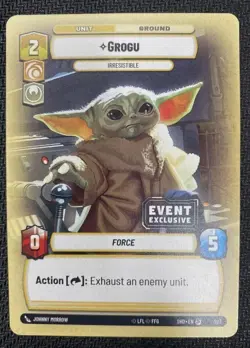 SDCC 2024 Exclusive Star Wars Unlimited Event Exclusive Grogu Promo Card - Image 1