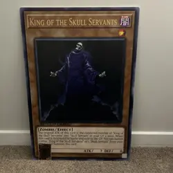 Official Giant Card Oversized King Of The Skull Servants Yu-Gi-Oh! YCS prize - Image 1