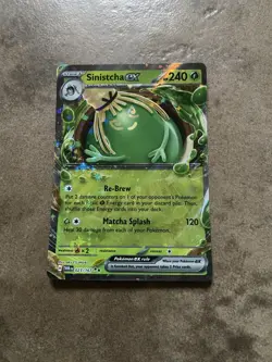 Pokemon - Sinistcha ex - 023/167 - SV Twilight Masquerade - Half Art Card - Image 1