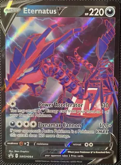Eternatus V SWSH064 SWSH: Sword & Shield Promo Cards Holo - Pokemon Card - Image 1