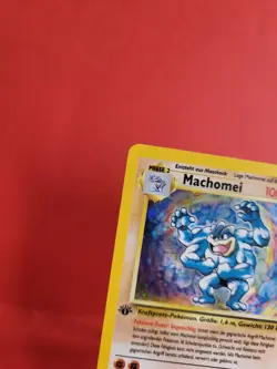 Pokemon Karte/card - Machomei Machamp 8/102 - Base Set 1. Edition Exc-Near Mint - Image 2