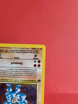 Pokemon Karte/card - Machomei Machamp 8/102 - Base Set 1. Edition Exc-Near Mint - Image 5