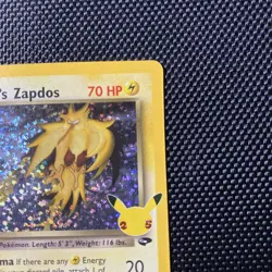 Rocket's Zapdos 15/132 Pokemon Celebrations Classic Collection Holo Card - Image 3