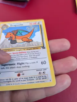 Pokemon Dragonite #5 Movie promo WB Stamp WoTC Rare Pokemon Card Great Condition - Image 3