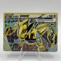 Lugia Break 79/124 Fates Collide Holo Full Art Rare Card 2016 Pokemon Vintage NM - Image 1