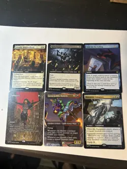 6x Spider-Man MTG HTF Cards - Image 1