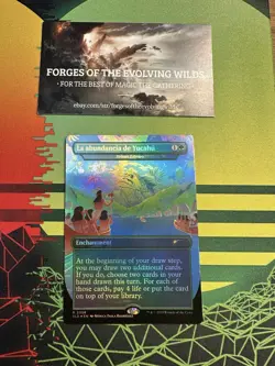 La abundancia de Yucahu Foil - Sylvan Library Secret Lair Nuestra Magia - Image 1