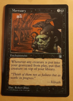 MORTUARY STRONGHOLD MTG MAGIC THE GATHERING - Image 1