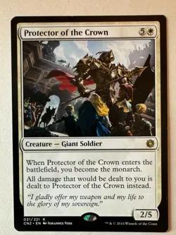 Protector of the Crown 021 Conspiracy: Take the Crown MTG NM NP - Image 1