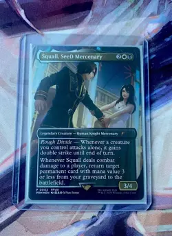 MTG Standard Showdown Promos Squall, SeeD Mercenary FOIL Final Fantasy English - Image 1