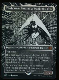 Elesh Norn, Mother of Machines - FOIL - Borderless - MTG Phyrexia: ONE - RareCo - Image 1