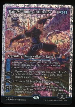 Kaito, Cunning Infiltrator - Fracture Foil - Showcase - MTG Foundations - RareCo - Image 1