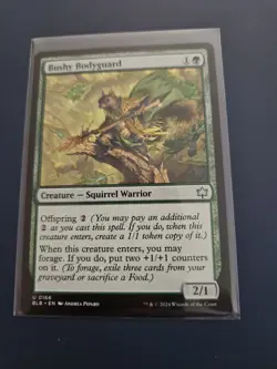 MTG Bushy Bodyguard 0166 - NM Near Mint + - BLB - 2024 - Image 1