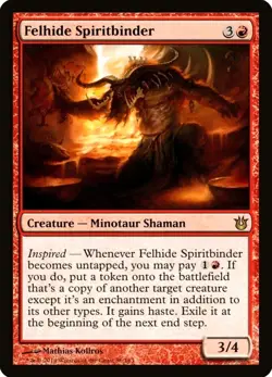 X 1 Felhide Spiritbinder NM Born of the Gods BNG 096 MTG Magic The Gathering - Image 1