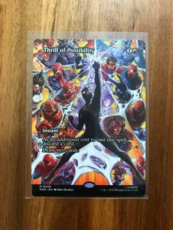 Magic the Gathering - Thrill of Possibility Borderless MAR #0028 Spiderman QTY - Image 1
