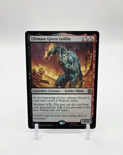 Ultimate Green Goblin Rare Magic The Gathering TCG Marvel's Spider-Man 157 - Image 1