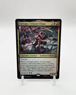 Carnage, Crimson Chaos Rare Magic The Gathering TCG Marvel's Spider-Man 125 - Image 1