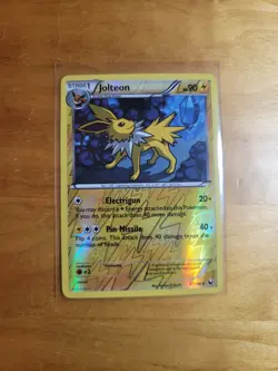Jolteon 37/108 Dark Explorers Reverse Holo Rare 2012 Pokemon TCG Card NM - Image 1