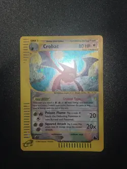 Crystal Crobat 147/144 Skyridge Holo Rare Pokemon Card - Image 2