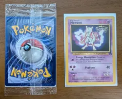 Sealed - Mewtwo WB Gold Stamp #3 - First Movie Black Star Promo - 1999 Pokemon - Image 2