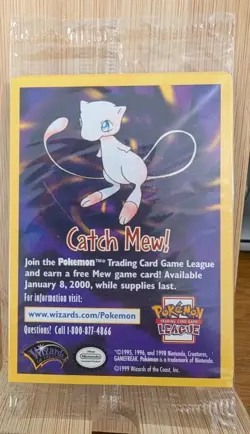 Sealed - Mewtwo WB Gold Stamp #3 - First Movie Black Star Promo - 1999 Pokemon - Image 3