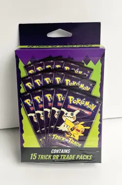 2025 Pokemon Trick or Trade Box With 15 Booster Packs - Image 1