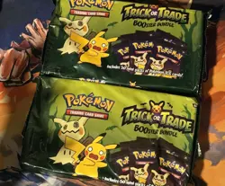 2X Pokemon 2023 TCG Trick or Trade Booster Bundle 50 Mini Packs (100 Total) NEW! 820650852572 - Image 1
