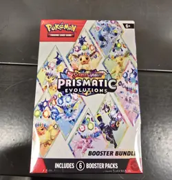 Pokemon TCG Scarlet & Violet Prismatic Evolutions Booster Bundle FACTORY SEALED! - Image 1