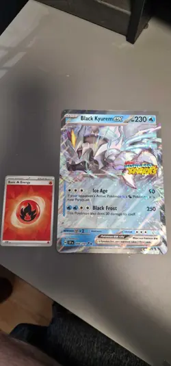 Pokemon TCG JUMBO Black Kyurem EX 048/191 - Surging Sparks STAMPED PROMO | NM - Image 1
