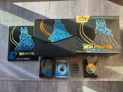Pokemon TCG Mega Evolution ETB Elite Trainer Box Accessories -NO PACKS OR PROMO- - Image 1