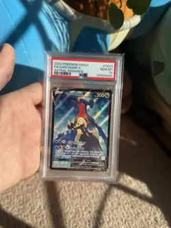 Pokemon TCG Garchomp V PSA 10 Astral Radiance TG23/TG30 - Image 1