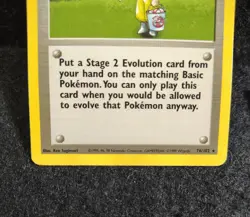 TCG Pokemon 1999 Base Set Pokemon Breeder 76/102 Trainer LP - Image 2