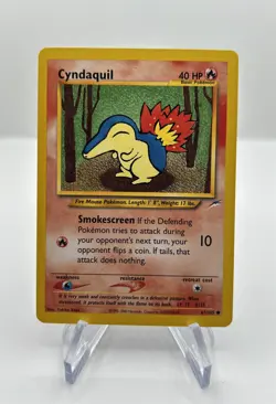 Pokemon TCG Cyndaquil Neo Destiny 61/105 Regular Unlimited Common - Image 1