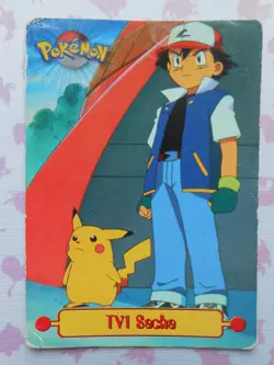 SACHA #TV1 - TOPPS TV ANIMATION EDITION - CARTE POKEMON - BON ETAT - Image 1